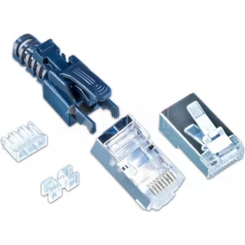 Ficha de campo RJ45 Wirewin MOD SL KAT6A STP 10 SW, Cat6A, blindada, pack de 10