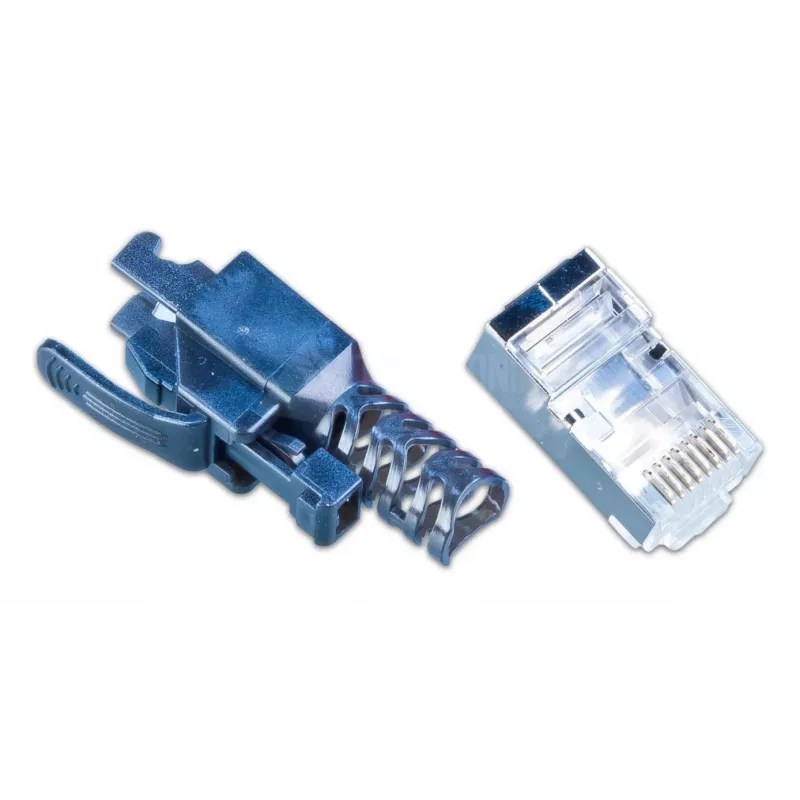 Ficha de campo RJ45 Wirewin MOD SL KAT6A STP 10 SW, Cat6A, blindada, pack de 10
