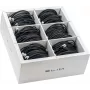 Cabo patch leve Wirewin SLIM KAT6A 10 Gigabit, 1,5 m, U/FTP, Ø 3,8 mm, preto, pack de 60 KAT6A LIGHT blindado (SLIM-LS-K6A 1.5 BK 60)