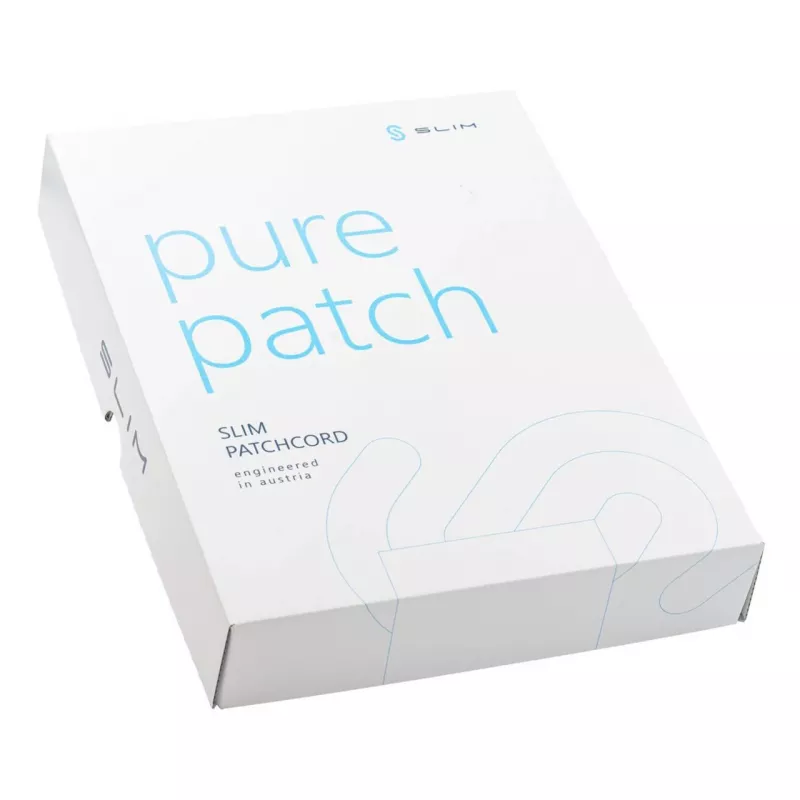 Cabo patch leve Wirewin SLIM KAT6A 10 Gigabit, 0,25 m, U/FTP, Ø 3,8 mm, branco, pack de 50 (SLIM-LS-K6A 0.25 WT 50)