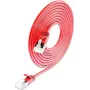 Cabo patch leve Wirewin SLIM KAT6A 10 Gigabit, U/FTP, 3,8 mm, vermelho, 0,15 m PKW-LIGHT-STP-K6A 0.15 RT
