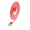 Cabo patch leve redondo Wirewin SLIM KAT6A 10 Gigabit, U/UTP, Ø 3,6 mm, vermelho (SLIM-L-UU-K6A 0.1 RD)