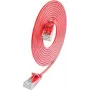 Cabo patch Ethernet Wirewin Cat.6A U/UTP Slim, 10 Gbps, vermelho, 1 m SLIM-L-UU-K6A 1.0 RD