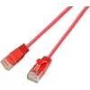 Cabo patch Ethernet Wirewin Cat.6A U/UTP Slim, 10 Gbps, vermelho, 1 m SLIM-L-UU-K6A 1.0 RD