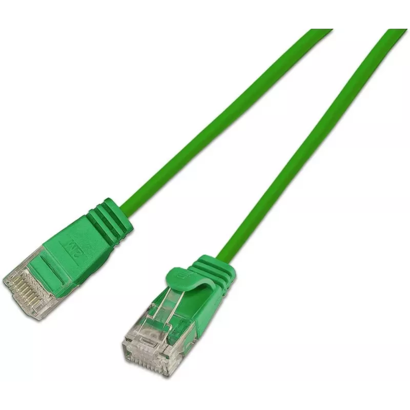 Cabo patch Wirewin Slim Cat.6A 10 Gigabit U/UTP, 5 m, verde SLIM-L-UU-K6A 5.0 GN