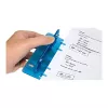 WEDO 67803 furador de bolso azul-gelo, 2 furos, 8 folhas, 6 mm