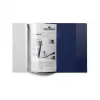 DURABLE DURAPLUS Pasta de apresentação com bolsa frontal transparente e clipe deslizante, azul-escuro, A4, capacidade para 30 folhas