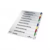 DURABLE Separadores de dossier formato completo em branco com folha de rosto Seguros DIN A4