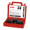 Sistema de iluminação de segurança RUKO SLS-Set Mini Case, 12 LEDs de alta potência, 120 lúmenes, bateria NiMH, preto/amarelo