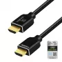 LogiLink Cabo HDMI A/M para A/M 8K/60Hz 48Gbps Metal Nylon Certificado Preto 2m