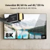 LogiLink Cabo HDMI A/M para A/M 8K/60Hz 48Gbps Metal Nylon Certificado Preto 2m