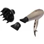 Secador de cabelo Remington AC 8605 Advanced Colour Protect, 2200 W, tecnologia de iões, 3 níveis de calor, preto com detalhes em ouro rosa