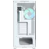 MONTECH TG3 Caixa de PC, vidro temperado x2, branco