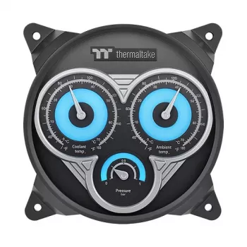 Painel do sistema de refrigeração líquida Thermaltake Pacific TF3 preto