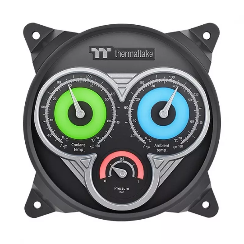 Painel do sistema de refrigeração líquida Thermaltake Pacific TF3 preto