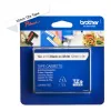 Fita de etiquetagem laminada Brother TZe-231S 12mm preto sobre branco (4m)
