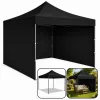 Pavilhão de jardim LEAN Express tenda de restauração preta 3x3M