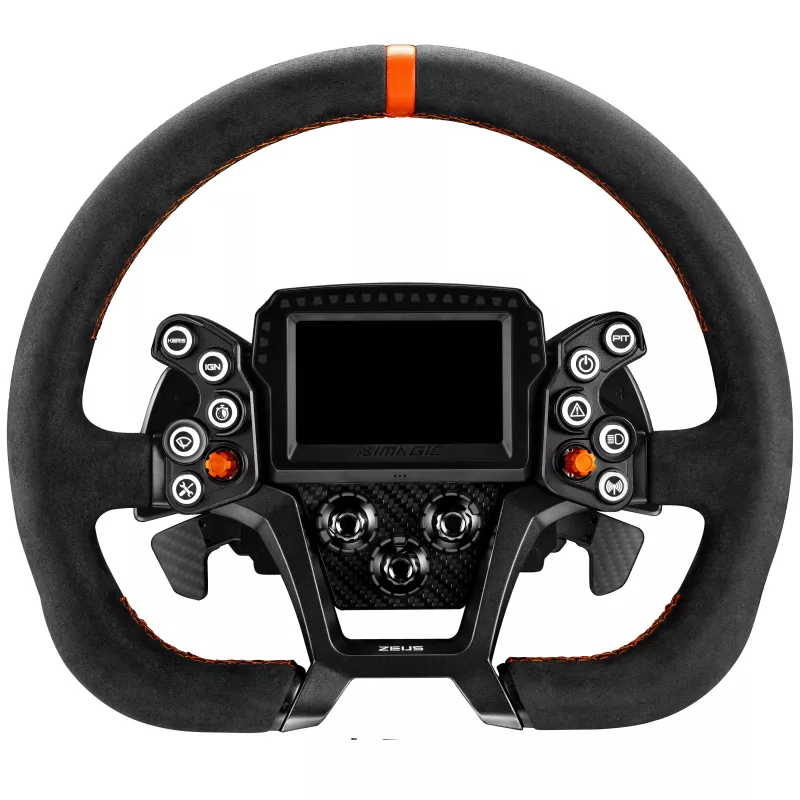 Aro de volante Simagic ZGT-320CD 320mm em pele camurça (cubo não incluído)