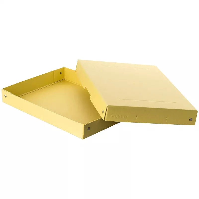 Caixa de armazenamento FALKEN PURE 500 folhas amarelo pastel 24,0 x 32,0 x 4,0 cm, 1 unid. (22001928000F)