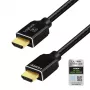 LogiLink cabo HDMI A/M para A/M 8K/60 Hz 48 Gbps metal nylon certificado preto 5 m