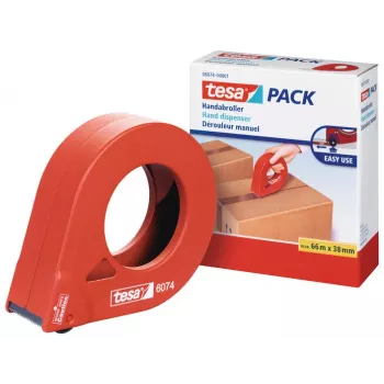 tesa dispensador de fita de mesa vermelho (06074-00001-01)