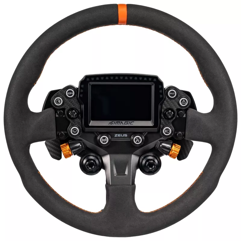Simagic ZS-330RR aro de volante em Alcantara, 330mm, sem cubo