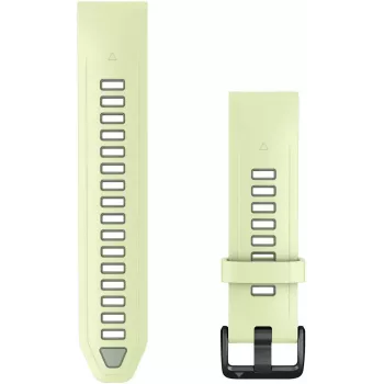 Garmin QuickFit 20 mm bracelete de silicone para relógios, Lemon/Willow Green, 010-14506-01