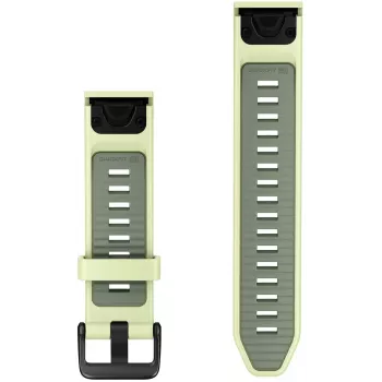 Garmin QuickFit 20 mm bracelete de silicone para relógios, Lemon/Willow Green, 010-14506-01