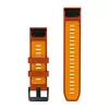 Garmin QuickFit 22 bracelete para relógio, silicone, Autumn Orange/Spark Orange