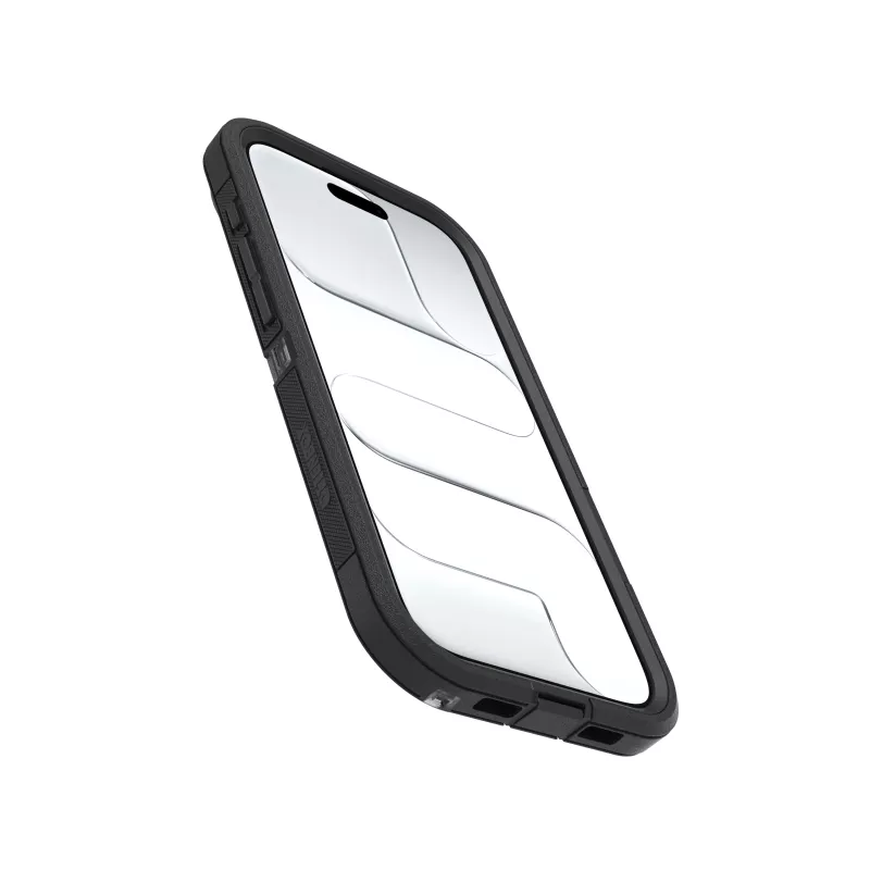 OtterBox Defender Series Pro XT capa traseira para Apple iPhone 15 Pro Max - Dark Side (transparente/preto)