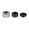 Conector de compressão Thermaltake Pacific C-PRO G1/4 para tubo PETG 16mm de diâmetro exterior cromado