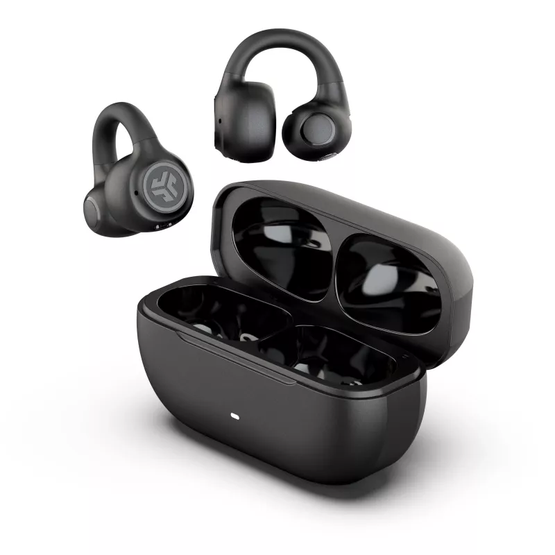 Auscultadores True Wireless JLab Flex Open Air Clip, Bluetooth 5.3, 32h de autonomia total, IP55, preto