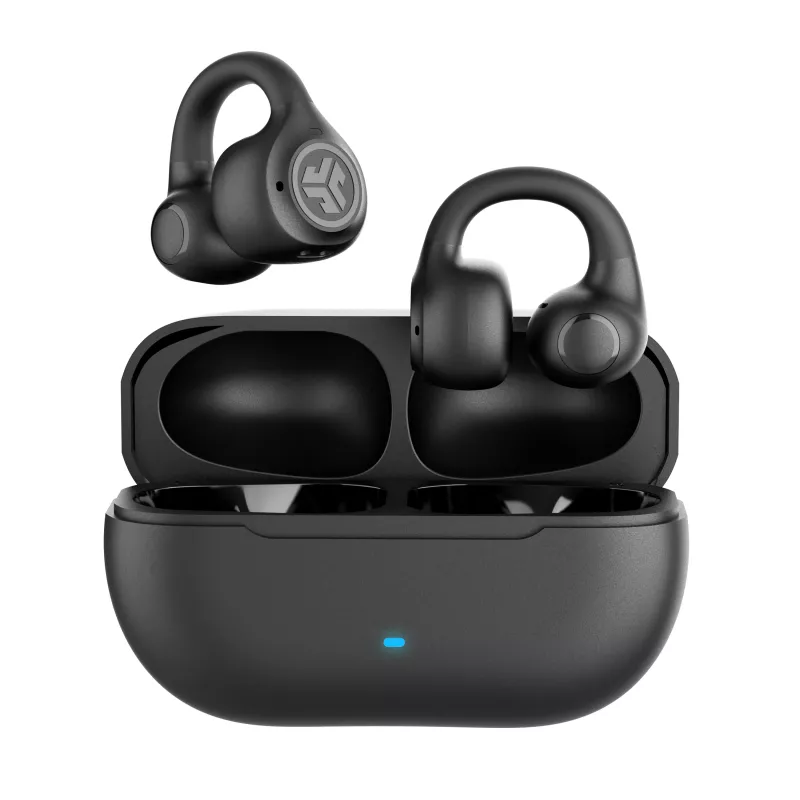 Auscultadores True Wireless JLab Flex Open Air Clip, Bluetooth 5.3, 32h de autonomia total, IP55, preto