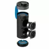 Altifalante Bluetooth portátil JLab Go Party com potência de saída de 20W, resistência à água IPX6, bateria de 15 horas, microfone integrado, modos de luz, preto