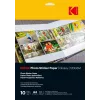 Papel de autocolantes fotográficos Kodak brilhante 120gsm A4 10 folhas (3510645)