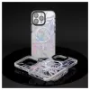 Capa Evelatus para Apple iPhone 15 Pro PC+TPU com MagSafe - Estampa floral personalizada