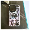 Capa Evelatus para Apple iPhone 15 Pro PC+TPU com MagSafe - Estampa floral personalizada