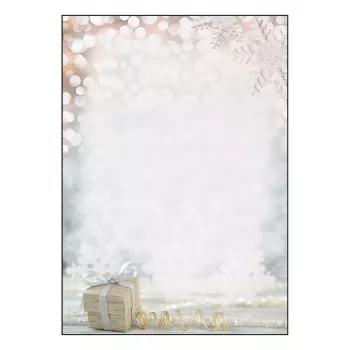 SIGEL Christmas Surprise A4 Papel fino 90gsm para impressoras de jato de tinta, laser e copiadoras, 25 folhas (DP135)