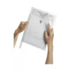DURABLE DURACLIP A4 Pasta de molas transparente capacidade 100 folhas, pack de 50 291919