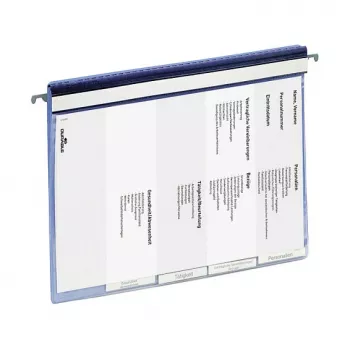 DURABLE Pasta de arquivo com calha suspensa A4 azul 255406