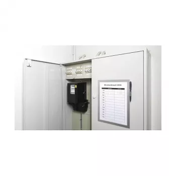 DURABLE DURAFRAME NOTE A4 moldura informativa autoadesiva, preta 499323