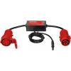 BENNING 044140 adaptador de medição ativo de 3 fases para tomadas CEE 16A de 5 polos, 400V