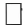 DURABLE DURAFRAME NOTE A4 moldura informativa magnética, preta 499301