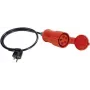 BENNING 16 A cabo adaptador de conector fêmea CEE para ficha Schuko para ensaio VDE 0701/0702 (044122)