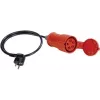 BENNING 16 A cabo adaptador de conector fêmea CEE para ficha Schuko para ensaio VDE 0701/0702 (044122)