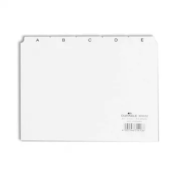 DURABLE separador de guias A5 5/5 peças A-Z relevado PP 1 unid. 365002