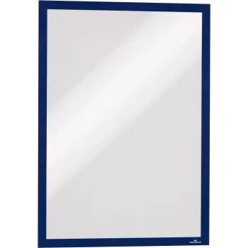 DURABLE DURAFRAME A3 moldura informativa autoadesiva, azul-escuro, pack de 2