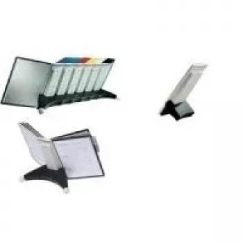 DURABLE SHERPA TABLE 10 sistema de referência de mesa, 10 painéis A4, preto 563222