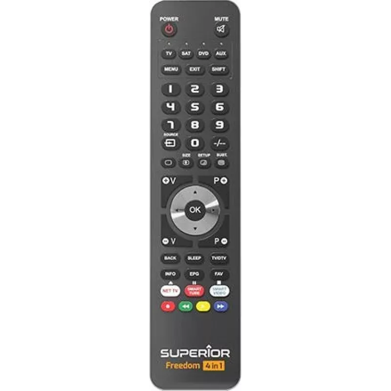 Superior Electronics Freedom telecomando universal programável preto SUPTUB003
