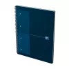 Oxford International Collegeblock caderno, DIN A4+, quadriculado, capa dura, encadernação em espiral, 80 folhas, 1 unid. 400191243